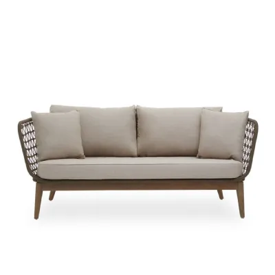 Opus Three Seat Grey Indoor Outdoor Sofa