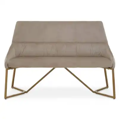 Vieste Mink Velvet Bench