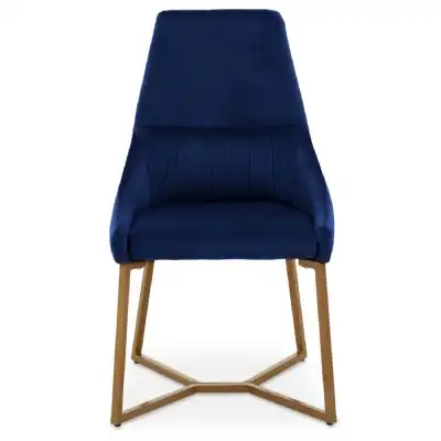 Vieste Midnight Velvet Dinner Chair
