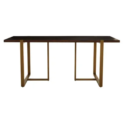 Mid Century Herringbone Dining Table