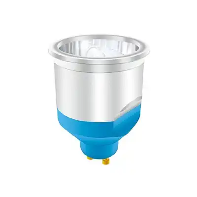 Compact Supreme Reflector GU10 6400K 9W Compact Fluorescent (10 10)