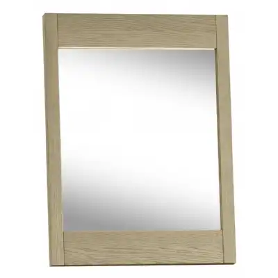 Weathered Oak Rectangular Dressing Table Vanity Mirror