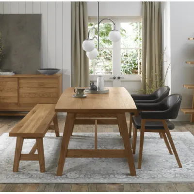 Rustic Oak Table 2 Old West Vintage Chairs And Oak Bench