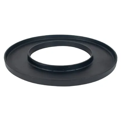 Round Matt Black Metal Ring Display Platter