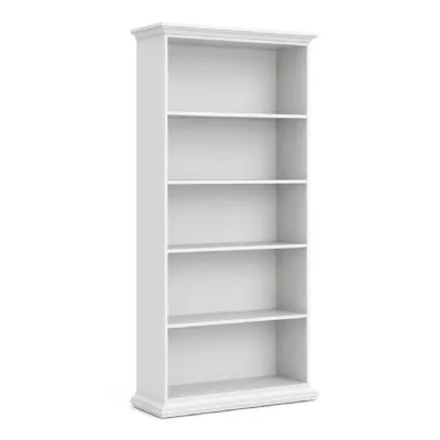 Paris Tall Bookcase in White