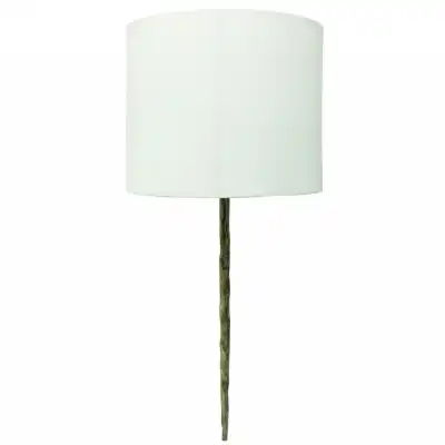 Wall Light with Shade in Aged Gold