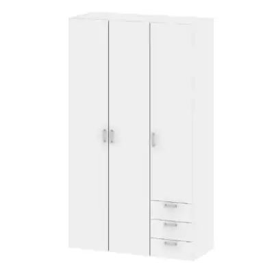 White Triple Combi 3 Door Wardrobe
