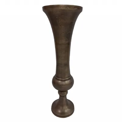 Antique Brass Aluminium Large Planter Grecian Urn