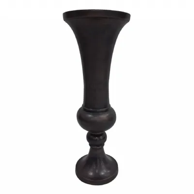Antique Bronze Aluminium Tall Planter Decorative Vase