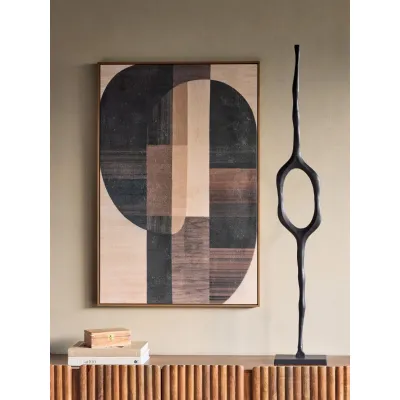 Blackish Bronze Aluminium Large Abstract Sculpture