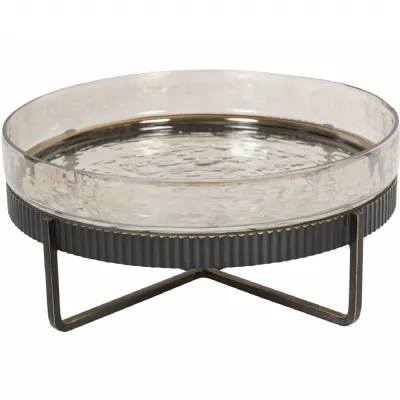 Beresford Glass Platter On Stand
