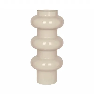 Ovolo Enamel Iron Vase Large Cream