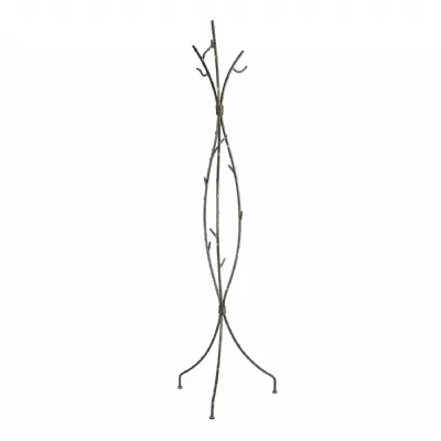 Black Metal Multi Branch Design Coat Rack 175cm