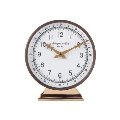 Belmont Aged Bronze And Gold Mantel Clock