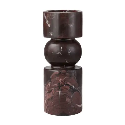 Cassia Red Jasper Candle Holder Medium