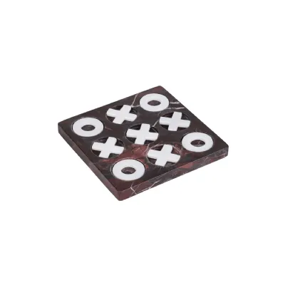 Cassia Red Jasper Marble Noughts And Crosses Game
