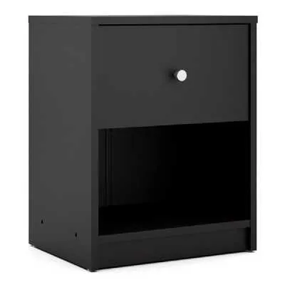 Bedside 1 Drawer in Black