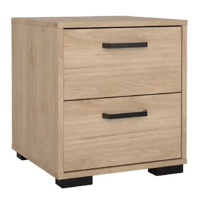 Sofia Nightstand 2 Drawers Jackson Hickory