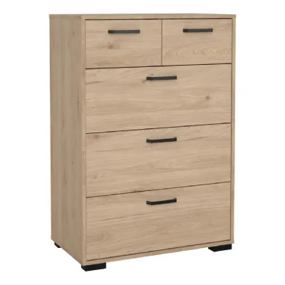 Sofia Chest 3 + 2 Drawers Jackson Hickory
