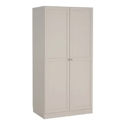 Brande Wardrobe with 2 Frame Doors in Cashmere
