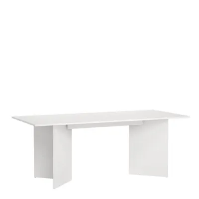 Family Dining table 90x200cm in White
