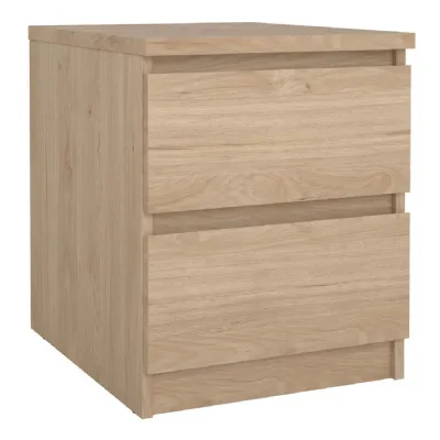Naia Bedside 2 Drawers in Jackson Hickory