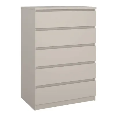 Naia Chest of 5 Drawers in Cashmere