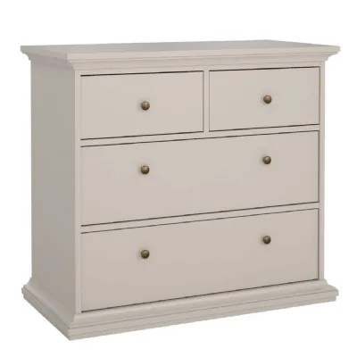 Paris Chest of 4 Drawers in Cashmere