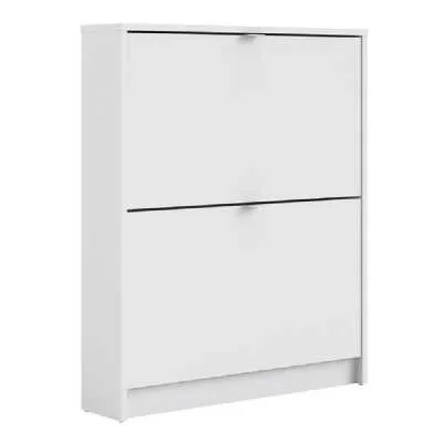 Shoes Shoe cabinet w. 2 tilting doors and 1 layer