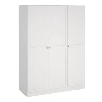 Brande Wardrobe with 3 Frame Doors in White