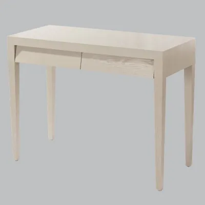 Ceramic Grey Wooden 2 Drawer Dressing Table