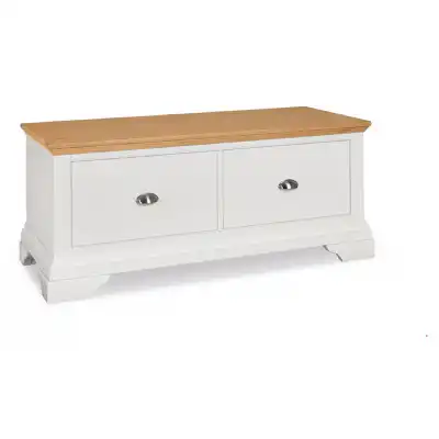 2 Tone Painted 2 Drawer Rectangular Blanket Box
