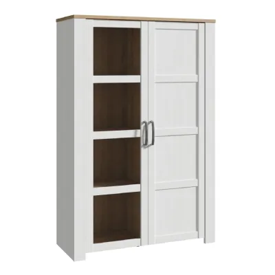 Bohol Display Cabinet in Riviera Oak White