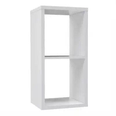 Mauro 1 Shelf Storage Unit in Matt White