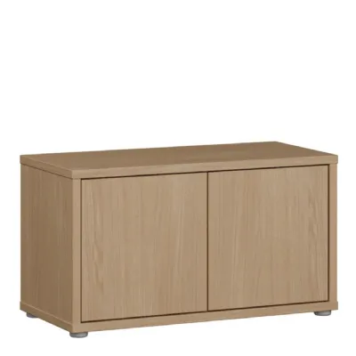 Alice Springs Bench with 2 Doors PushtoOpen in Elegancia Oak