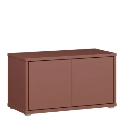 Alice Springs Bench with 2 Doors PushtoOpen in Terracotta