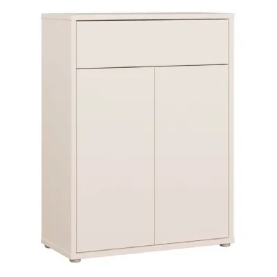 Alice Springs Shoe Cabinet with 2 Doors PushtoOpen & 1 Drawer PushtoOpen in Sand