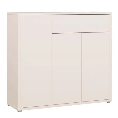 Alice Springs Shoe Cabinet with 3 Doors PushtoOpen & 1 Drawer PushtoOpen in Sand