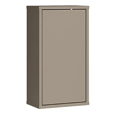 Alice Springs Hanging Storage Cupboard with 1 Door PushtoOpen in Taupe