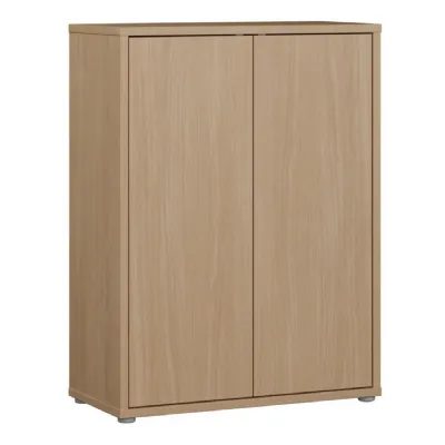 Alice Springs Shoe Cabinet with 2 Doors PushtoOpen in Elegancia Oak