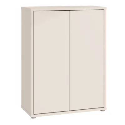 Alice Springs Shoe Cabinet with 2 Doors PushtoOpen in Sand