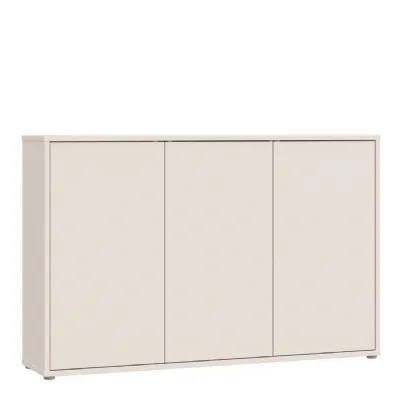 Alice Springs 3 Door Sideboard with PushtoOpen Doors in Sand