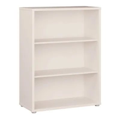 Alice Springs Low Wide Bookcase with Open Shelving in Sand