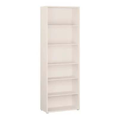 Alice Springs Tall Wide Bookcase with 5 Shelves in Sand