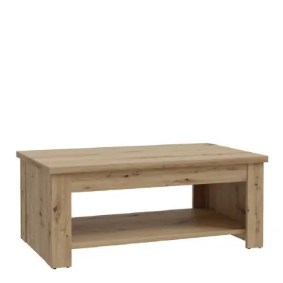 Corona Rising Coffee Table in Artisan Oak