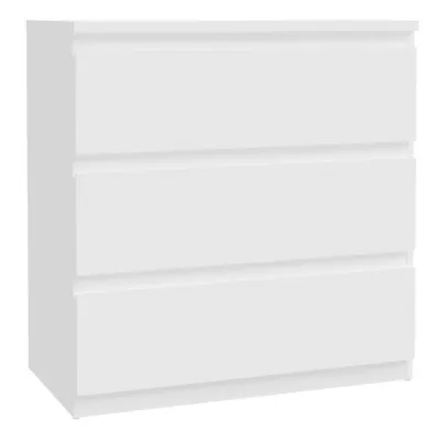 Edmore 3 Drawer Chest in White
