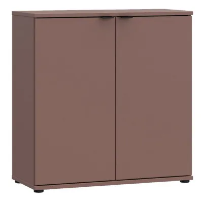 Ganymede 2 Door Cupboard in Terracotta