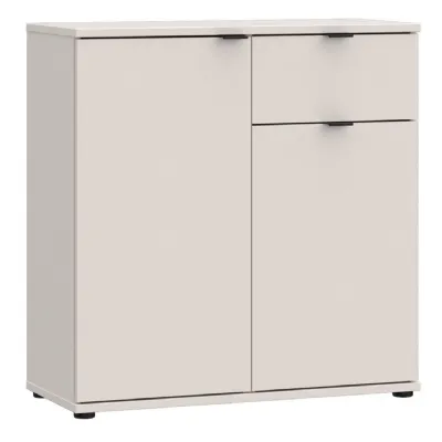Ganymede 2 Door Cupboard with Drawer in Sand