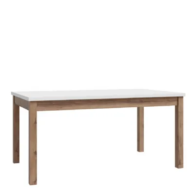 Wensley Dining Table in Light Grey and Oak