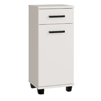 Veris Bathroom Cupboard with 1 Door & 1 Drawer in Sand